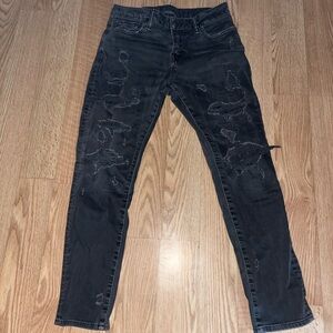 American Eagle Outfitters Men's Black Skinny Jeans